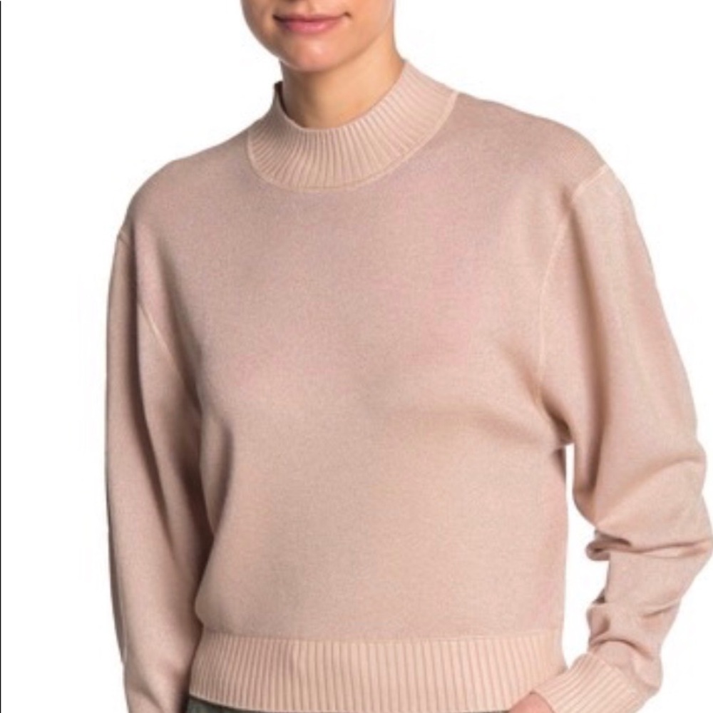 FREE PEOPLE Metallic Sweater